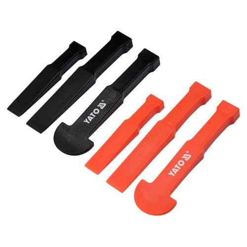 Набор съёмников для демонтажа панелей и обшивки авто,127мм,175мм,6шт. YATO YT-08477