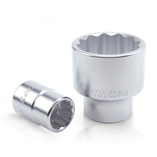 Головка торцевая 3/4",12-гранная,38мм, длина 60мм. TOPTUL BAEB2438