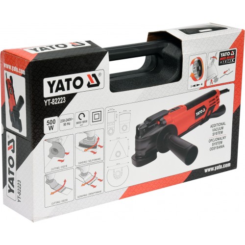 Многофункциональный электроинструмент P=500 Вт Yato YT-82223