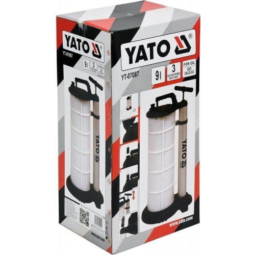Ручне встановлення для відкачування технічних рідин 9 л YATO YT-07087
