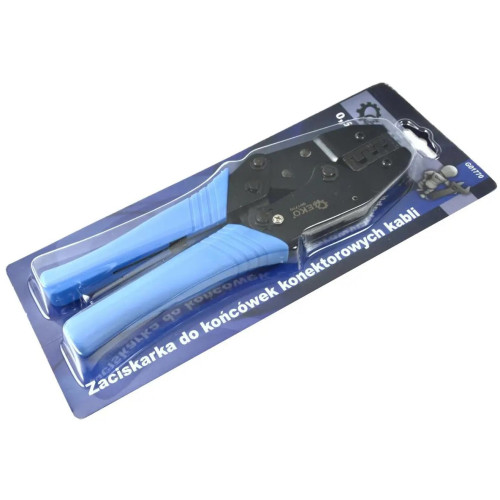 Кліщі для обтиску контактів 0,5–6,0мм² (230мм). GEKO G01770