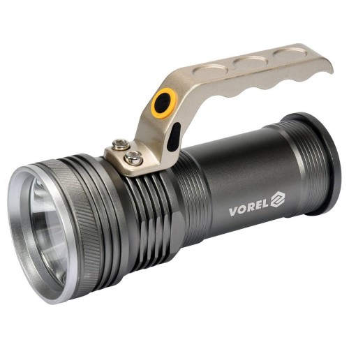 Фонарь CREE XM-LM светодиодный 10Вт, 500lm, питание-3 ААA бат, Ø=65x155 мм, 3 режима VOREL [88560]