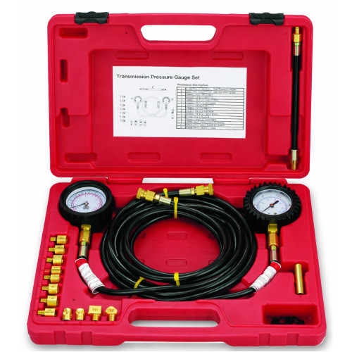 Тестер давления масла с адаптерами (2 манометра). ASTA TIT-130