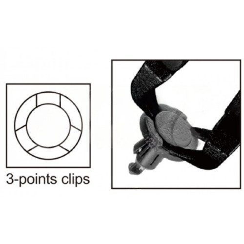 Кліщі (щипці) для зняття кліпс тризахватні. 7835 JTC