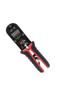 Кліщі для обтиску конекторів витої пари RJ45/RJ8 (RJ11/12),тріскачкові. FORCE 68012 F