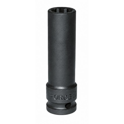 Головка ударна глибока 1/2",12-гранна,10мм, довжина 85мм. FORCE 4488510 F
