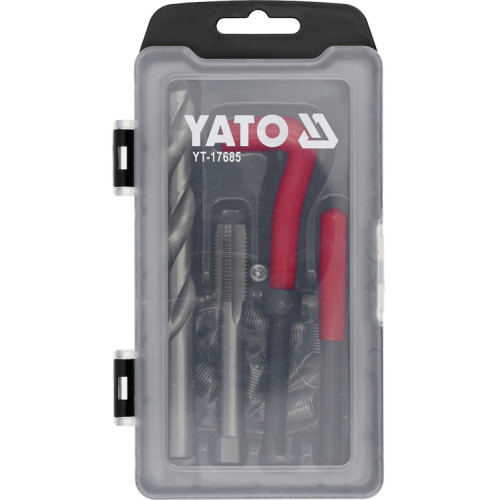Набор инструментов для ремонта резьбы (М12×1.5),20 предметов. YATO YT-17685