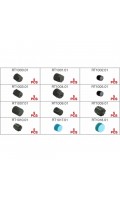 Комплект колпачков для сервисных портов  A/C (12видов) 60шт. RK1052 ERRECOM