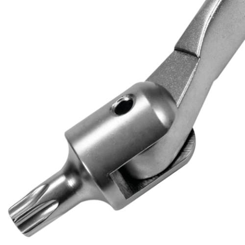 Ключ 2-сторонний TORX шарнирный YATO : Т45 х Т50, L= 243 мм, Cr-V (DW) YT-05314