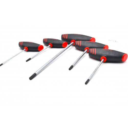Набор отверток Torx Т-образные 5 пр. T10-T30 FORCE 2058 F