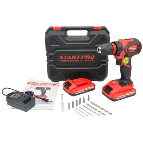 Шуруповерт аккумуляторный с патроном DFR 45Hm., START PRO SCD2-18/2BD BRUSHLESS