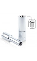 Головка торцевая длинная E8,квадрат 1/4", длина 50мм. TOPTUL BAEH0808