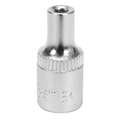 Головка торцева TORX E4,квадрат 1/4",довжина 25мм. YATO YT-05211