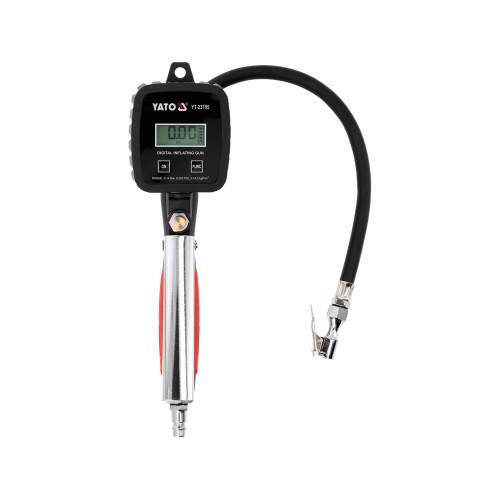 Пістолет для накачування шин YATO з цифровим LCD-манометром, до 14 бар (YT-23705)
