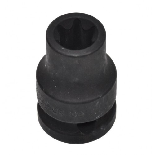 Головка торцевая ударная 1/2",E18, короткая, длина 38мм. TOPTUL KABK1618