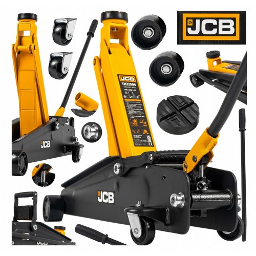 Домкрат гидравлический подкатный, 2,25 т. высота подъема 150-530 мм JCB-TH22504
