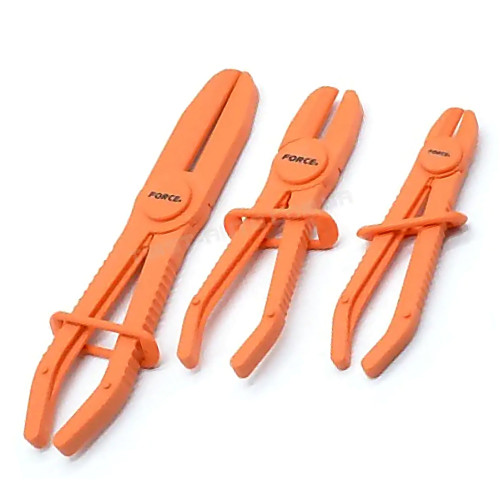 Набор щипцов с фиксатором для пережатия шлангов 0-40мм, 3 предмета. FORCE 903G12 F