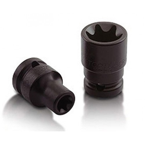 Головка торцевая ударная 1/2",E24, короткая, длина 40мм. TOPTUL KABK1624