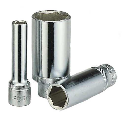 Головка торцевая 3/8",6-гранная, глубокая,10мм, длина 63мм. FORCE 5356310 F