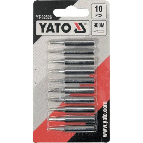 Набор жал к паяльнику YATO тип 900M,держатель Ø 4,5/6мм,10шт. YT-82526