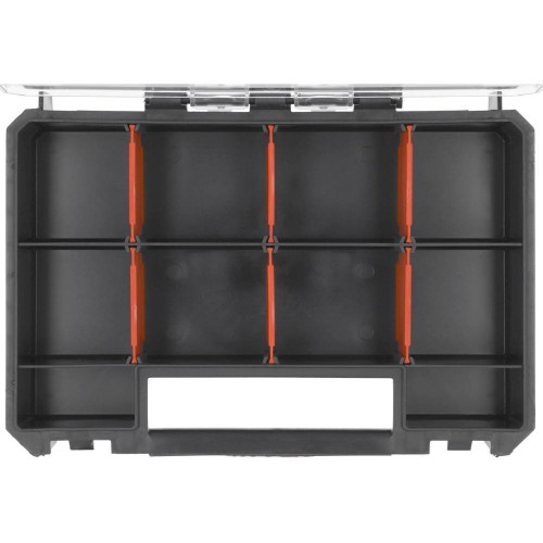 Ящик з 5 секціями для органайзерів YATO 240х 450х 320 мм, 23В для складаних модулів S12, S1 YT-09163