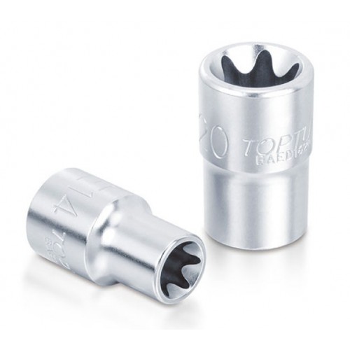 Головка торцевая 1/2",E24, короткая, размер 24мм, длина 38мм. TOPTUL BAED1624