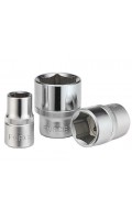 Головка торцевая 1/2",6-гранная, 25мм, длина 43мм. FORCE 54525 F