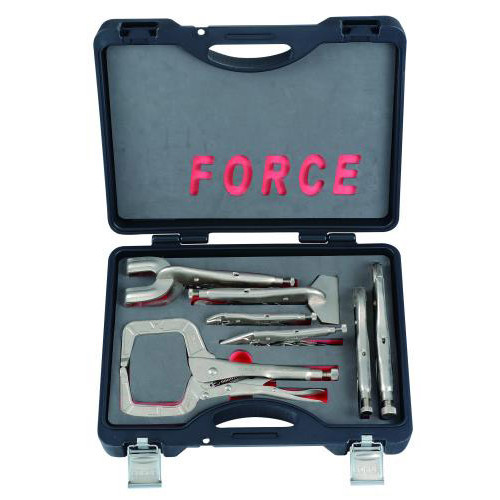 Набір зварювальних затискачів для кузовних і монтажних робіт,7пр. FORCE 50721 F