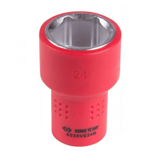 Головка торцевая диэлектрическая VDE 1/2", 27мм. KING TONY 4335VE27M