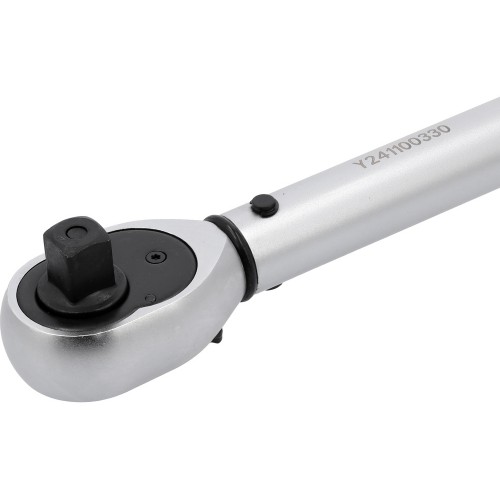 Ключ динамометрический двухстороннего действия YATO: квадрат 1/2", F=60-330 Нм, L=545-565 мм YT-07677