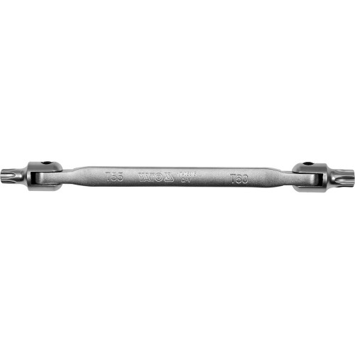 Ключ 2-сторонний TORX шарнирный YATO : Т45 х Т50, L= 243 мм, Cr-V (DW) YT-05314