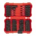 Набор ударных бит 1/4",сталь S2,42 предмета в пластиковом кейсе. QUATROS QS50042