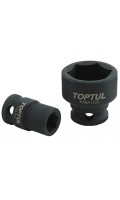 Головка торцевая ударная 1/2",17мм,6-гранная, короткая, длина 40мм. TOPTUL KABA1617