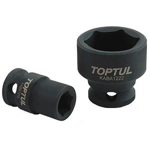 Головка торцевая ударная 1/2",17мм,6-гранная, короткая, длина 40мм. TOPTUL KABA1617