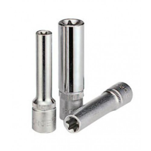 Головка торцевая 12-гранная 32мм, квадрат 1/2", длина 45мм. FORCE 54932 F