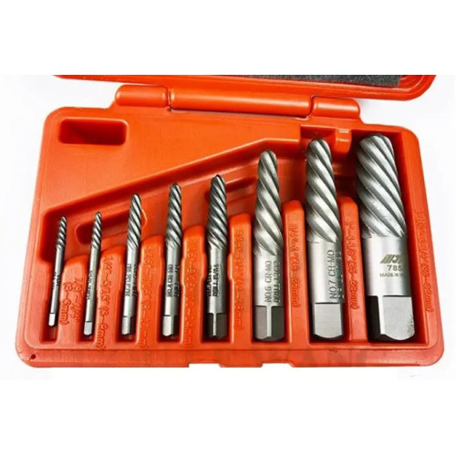 Набор экстракторов для извлечения сломанных болтов и шпилек,8 предметов. 7853 JTC