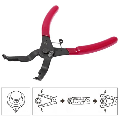 Щипцы (клещи) для снятия клипс,угол 35°. 3533 JTC