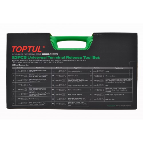 Комплект спецінструменту для ремонту електропроводки 23од. TOPTUL JGAI2301