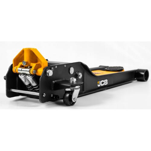 Домкрат подкатной, низкопрофильный, двухпоршневой 1.5тонны H-70-610 мм, JCB-TH32006
