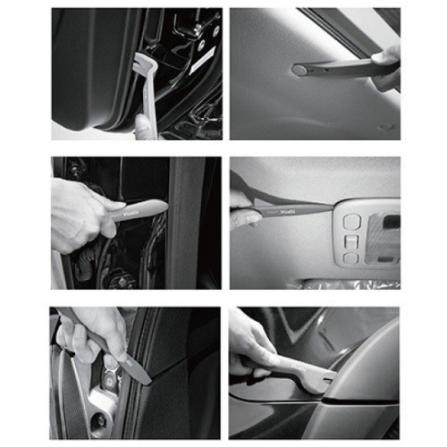 Набір пристосувань для зняття облицювання панелей,6 предметів. TOPTUL JGAS0601