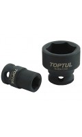 Головка торцевая ударная 1/2",15мм,6-гранная,короткая, длина 38мм. TOPTUL KABA1615