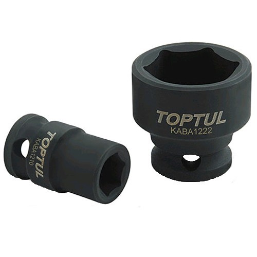 Головка торцева ударна 1/2",15мм,6-гранна,коротка, довжина 38мм. TOPTUL KABA1615