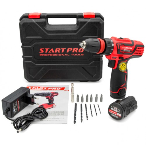 Шуруповерт акумуляторний з патроном DFR 12V 2,0Ah 28 Н/м Start Pro Start Pro SCD6-12/2 DFR