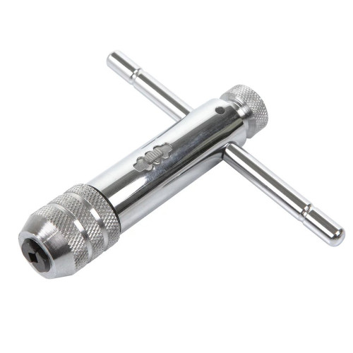 Метчикодержатель с трещоткой (М5–М10),105мм. QUATROS QS14662