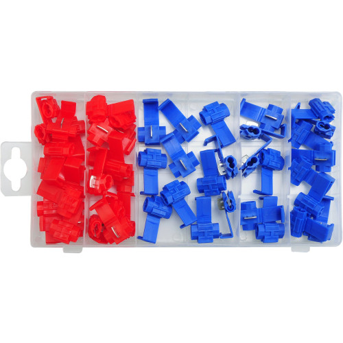 Набор электрических экспресс-клемм для соединения кабелей 0,5–1,5мм² и 1,5–2,5мм², 50шт.YATO YT-06868