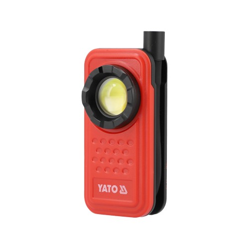 Фонарь диодный с гибкий 3 в 1 YATO Li-Po 3.7 В, 800 мАГод, 600 Lm, 4 режима YT-08554