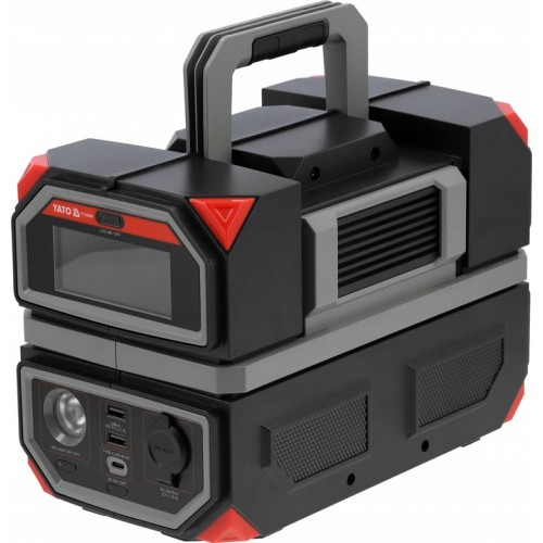 Портативна електростанція YATO ємність - 315 Вт, - 300/600 Вт, порти: 230 V AC, USB YT-83090