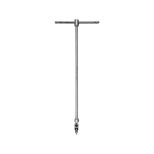 Вороток Т-образный YATO с карданом к торцевым головкам под квадрат 1/4", 180 х 450 мм
