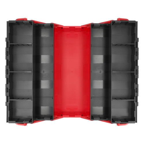 Ящик для інструменту розсувний YATO з 5 лотками, пластиковий 460×265×208 мм (YT-08978)