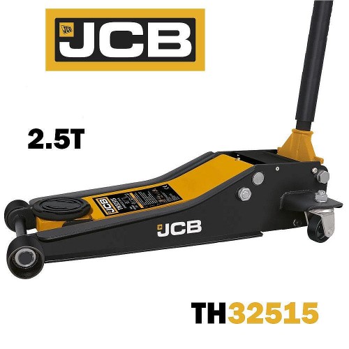 Домкрат підкатний 2,5 тон низькопрофільний 75-505 мм. двопоршневий JCB-TH32515